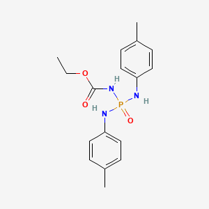 ethyl N-bis(4-methylanilino)phosphorylcarbamate