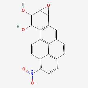 1-Nitro-6b,7a,8,9-tetrahydrobenzo[1,12]tetrapheno[8,9-b]oxirene-8,9-diol