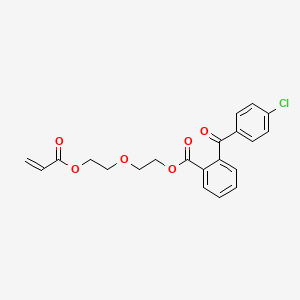 2-[2-[(1-Oxo-2-propenyl)oxy]ethoxy]ethyl 2-(4-chlorobenzoyl)benzoate