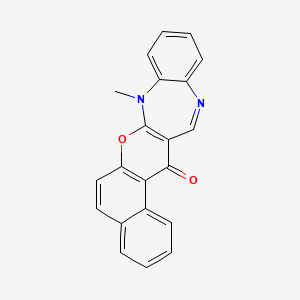 15-methyl-13-oxa-15,22-diazapentacyclo[12.9.0.03,12.04,9.016,21]tricosa-1(14),3(12),4,6,8,10,16,18,20,22-decaen-2-one