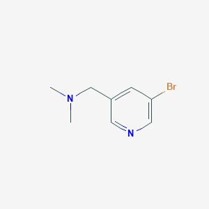 B1279590 1-(5-Bromopyridin-3-yl)-N,N-dimethylmethanamine CAS No. 908864-98-2