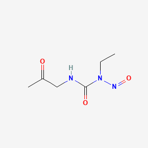 N-Ethyl-N'-(2-oxopropyl)-N-nitrosourea