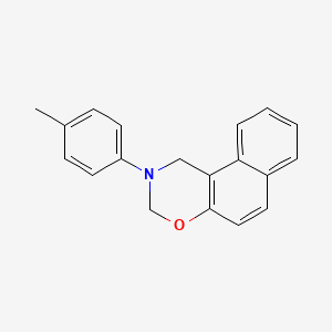 2-(4-Methylphenyl)-2,3-dihydro-1H-naphtho(1,2-e)(1,3)oxazine