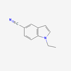 molecular formula C11H10N2 B1279624 1-乙基-1H-吲哚-5-腈 CAS No. 83783-28-2