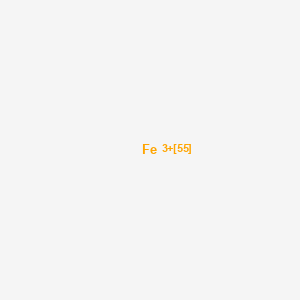 Iron, isotope of mass 55 (55Fe3+)