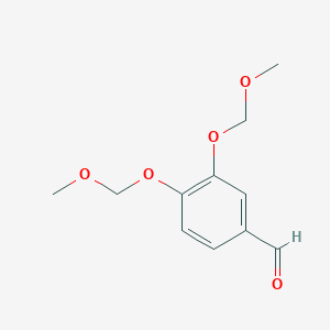 molecular formula C11H14O5 B1279666 3,4-Bis(methoxymethoxy)benzaldehyde CAS No. 6515-06-6