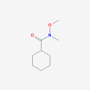 molecular formula C9H17NO2 B1279678 N-methoxy-N-methylcyclohexanecarboxamide CAS No. 80783-98-8