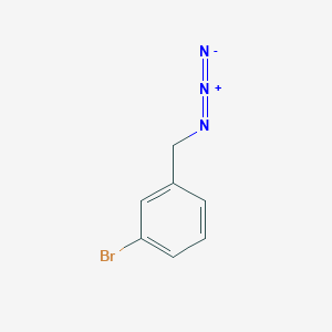 molecular formula C7H6BrN3 B1279684 苯，1-(叠氮甲基)-3-溴- CAS No. 126799-86-8