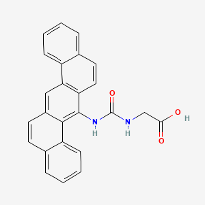 GLYCINE, N-(DIBENZ(a,h)ANTHRACEN-7-YLCARBAMOYL)-