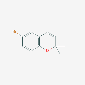 molecular formula C11H11BrO B1279687 6-Bromo-2,2-dimethyl-2H-chromene CAS No. 82305-04-2