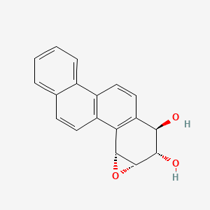 Chrysenediol, 3,4-epoxy-1,2,3,4-tetrahydro-, (+)-(E)-