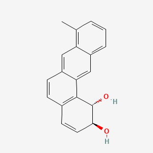 Benz(a)anthracene-1,2-diol, 1,2-dihydro-8-methyl-, trans-