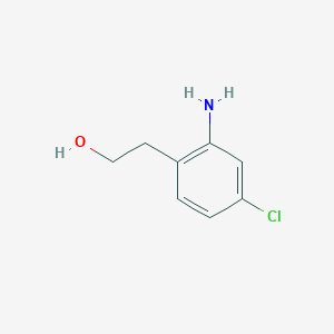 molecular formula C8H10ClNO B1279702 2-(2-Amino-4-chlorophenyl)ethanol 