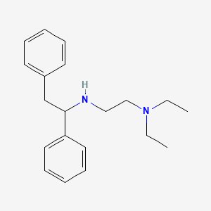 molecular formula C20H28N2 B12797029 N-(1,2-diphenylethyl)-N',N'-diethylethane-1,2-diamine CAS No. 3847-48-1