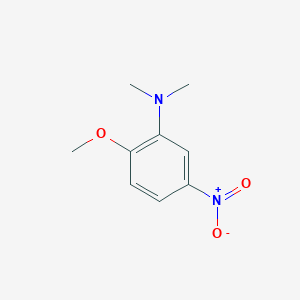 molecular formula C9H12N2O3 B12797053 2-methoxy-N,N-dimethyl-5-nitroaniline CAS No. 7501-46-4