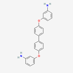 molecular formula C24H20N2O2 B1279746 4,4'-Bis(3-aminophenoxy)biphenyl CAS No. 105112-76-3