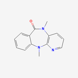 N5,N11-Dimethyl-5,11-dihydro-6H-pyrido(2,3-b)(1,4)benzodiazepin-6-one