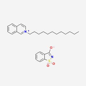 Lauryl isoquinolinium saccharinate