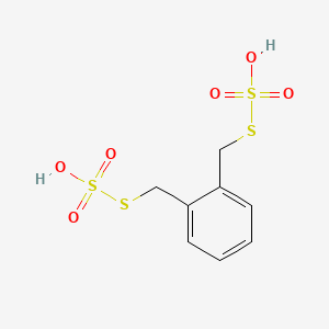 S-(2-(((Hydroxy(dioxido)sulfanyl)thio)methyl)benzyl) hydrogen thiosulfate