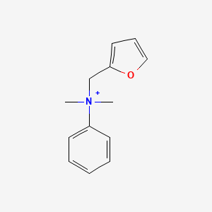 (2-Furylmethyl)(dimethyl)phenyl-lambda(5)-azane