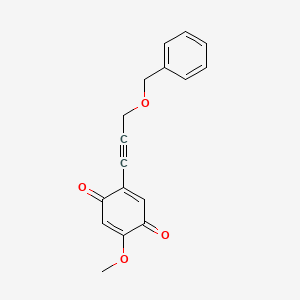 2-(3-(Benzyloxy)-1-propynyl)-5-methoxybenzo-1,4-quinone