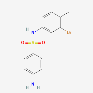 Benzenesulfonamide, 4-amino-N-(3-bromo-4-methylphenyl)-