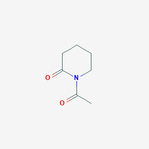 molecular formula C7H11NO2 B1279752 1-乙酰基哌啶-2-酮 CAS No. 3326-13-4