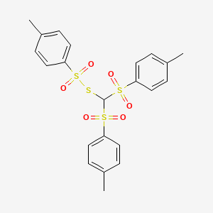 S-(Bis((4-methylphenyl)sulfonyl)methyl) 4-methylbenzenesulfonothioate