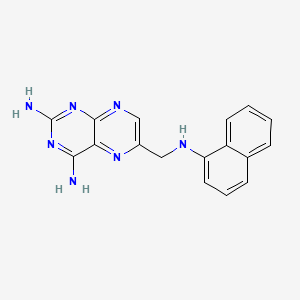 2,4-Pteridinediamine, 6-((1-naphthalenylamino)-methyl)-