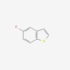 molecular formula C8H5FS B1279753 5-氟苯并[b]噻吩 CAS No. 70060-12-7