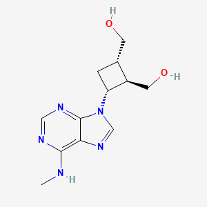 [(1S,2R,3R)-2-(hydroxymethyl)-3-[6-(methylamino)purin-9-yl]cyclobutyl]methanol