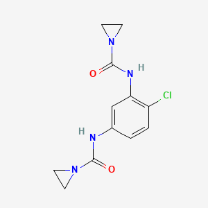 1-Aziridinecarboxamide, N,N'-(4-chloro-1,3-phenylene)bis-