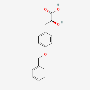 molecular formula C16H16O4 B1279764 (S)-3-(4-(苄氧基)苯基)-2-羟基丙酸 CAS No. 162919-37-1