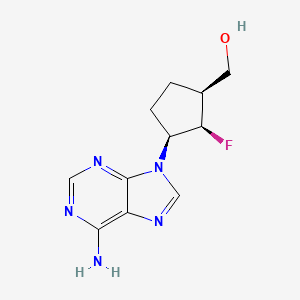 Cyclopentanemethanol, 3-(6-amino-9H-purin-9-yl)-2-fluoro-, (1alpha,2alpha,3alpha)-