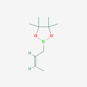 molecular formula C10H19BO2 B1279780 (Z)-2-(丁-2-烯-1-基)-4,4,5,5-四甲基-1,3,2-二恶杂硼环丁烷 CAS No. 69611-01-4