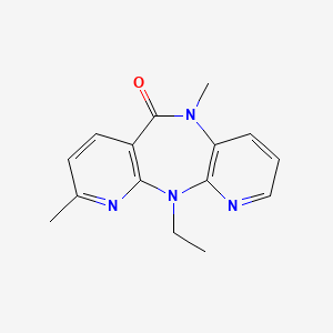 2-ethyl-9,14-dimethyl-2,4,9,15-tetrazatricyclo[9.4.0.03,8]pentadeca-1(11),3(8),4,6,12,14-hexaen-10-one