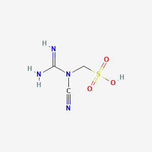 ((Amino(imino)methyl)(cyano)amino)methanesulfonic acid