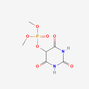 Dimethyl 2,4,6-trioxohexahydro-5-pyrimidinyl phosphate