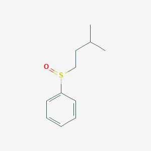 [(3-Methylbutyl)sulfinyl]benzene