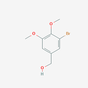 molecular formula C9H11BrO3 B1279790 (3-Bromo-4,5-Dimethoxyphenyl)Methanol CAS No. 52783-74-1