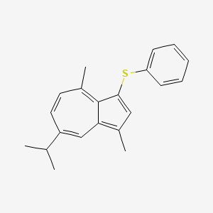 1,4-Dimethyl-3-(phenylsulfanyl)-7-(propan-2-yl)azulene