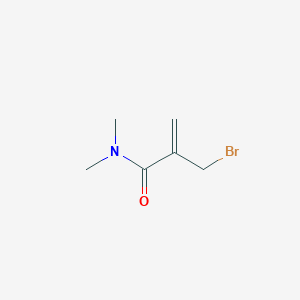 molecular formula C6H10BrNO B1279797 N,N-dimethyl-2-(bromomethyl)-acrylamide 