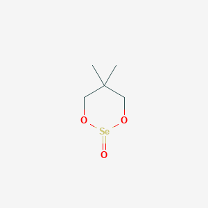 molecular formula C5H10O3Se B12798042 5,5-Dimethyl-1,3,2lambda~4~-dioxaselenan-2-one CAS No. 4176-56-1