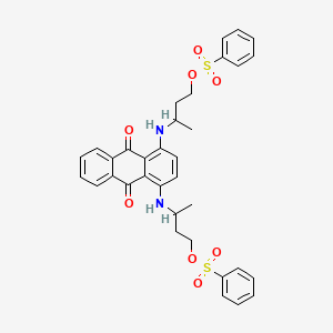 ((9,10-Dihydro-9,10-dioxo-1,4-anthrylene)bis(imino(3-methylpropane-1,3-diyl)))bis(benzenesulphonic) acid