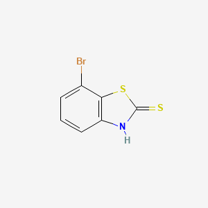 molecular formula C7H4BrNS2 B1279807 7-溴苯并[D]噻唑-2-硫醇 CAS No. 908355-83-9