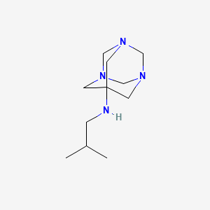 N-Isobutyl-1,3,5-triazatricyclo(3.3.1.1(3,7))decan-7-amine