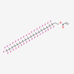 2-Propenoic acid, 3,3,4,4,5,5,6,6,7,7,8,8,9,9,10,10,11,11,12,12,13,13,14,14,15,15,16,16,17,17,18,18,19,19,20,20,20-heptatriacontafluoroeicosyl ester