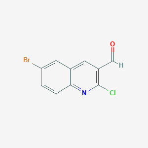 B1279829 6-Bromo-2-chloroquinoline-3-carbaldehyde CAS No. 73568-35-1