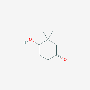 molecular formula C8H14O2 B1279843 4-羟基-3,3-二甲基环己酮 CAS No. 888325-29-9