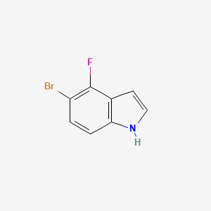 molecular formula C8H5BrFN B1279847 5-溴-4-氟-1H-吲哚 CAS No. 344790-96-1